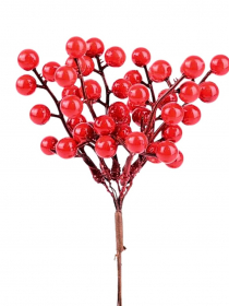 Umelý zapich červené bobule (1zv.) CV37031 