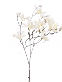 Umelý konár zasnežená magnólia CV36630 