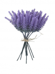 Umelá kytica poprášená levanduľa x 10 23KW478