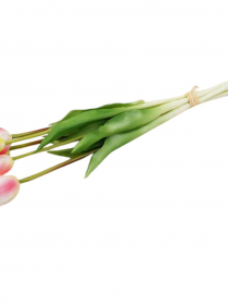 Umelá kytica pogumovaných tulipánov x5 CV10556-MIX