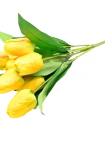 Umelá kytička tulipánov x 9 CV27024-MIX 