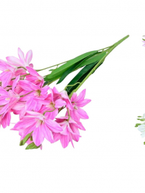 Umelá kytica ľalia x 5 CV34944 -MIX