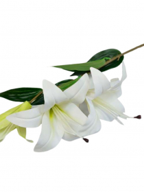 Umelá ľalia na konári x3 CV21289-MIX