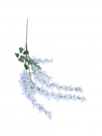 Umelá vistéria / wisteria biela 112 cm KBG1867