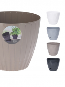 046800 Plastový kvetináč s podmiskou 027100550