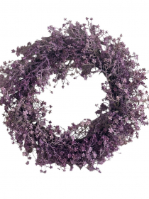 Veniec gypso 40 cm fialový SIO027 