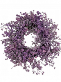 Veniec gypso 30 cm fialový SIO025 