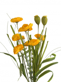 Umelý konár mak žltý 53 cm AGS400 