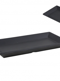 Plastový podnos / tácka BLACK 13x26cm A9440 