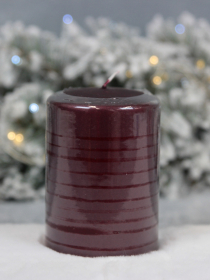 Sviečka valec 70/100 - KRB/511C - bordová