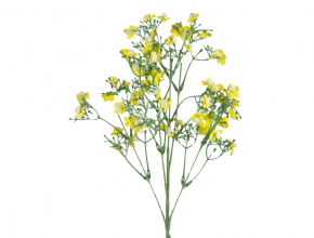 Umelý kvitnúci konár žltý HON046I