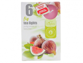 Sviečka čajová aromatická (bal.6) 11gr/4hod Fig