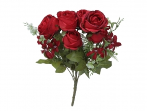 Ky.22KL320-6 Ky. ruža s doplnk.x9 červená 