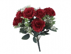 Kytica ruží s doplnkom x 9