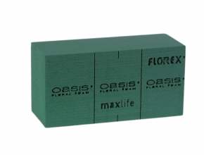 Florex tehla zelená 23x11x7,7cm (20) KS na živé kvety