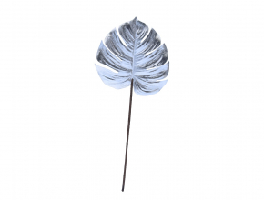List Monstera strieborný 52cm