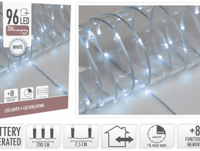 015301 AKCIA SB+8 Vianočné LED svetlá 7+0,5m 96LED BAT-IP44 