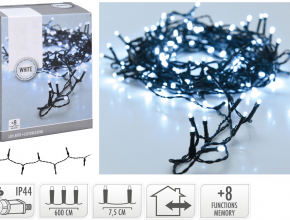 257763 SB+8 Vianočné LED svetlá 6+3m 80LED vonk. AX8411010