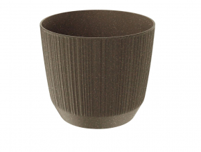 Kvetináč RYFO ECO WOOD 14,6 x 12,6 kávový