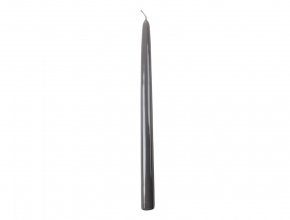Sviečka kónická 30 cm LAKIER metal tmavo sivá