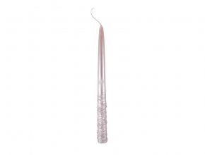 Sviečka kónická 30 cm LAWA 1/2 pudr. ružová