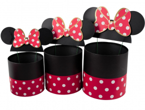 Flowerbox Minnie papier. S/3