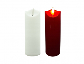 Dekoračná LED plastová sviečka 2/20/WAX 