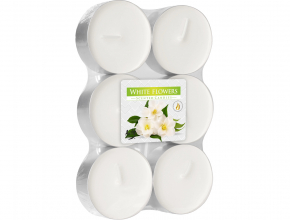 Sv.Cajova aromatická (bal.6) 38gr/8hod P35-6-179 White flowers