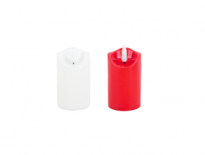 Dekoračná LED plastová sviečka 1/21/WAX