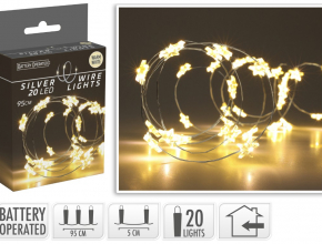 667449 TB Vian.svetla hviezd.95+10cm 20LED BAT-vnut AX9731300