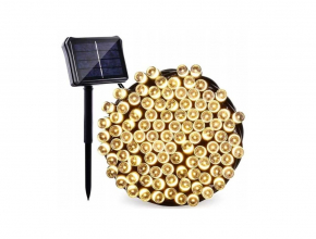 Záhradné solárne teplé svetlá 100LED 