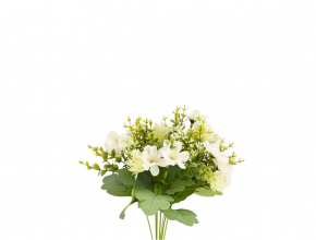 Umelá mini poľná kytička s doplnkom x7 