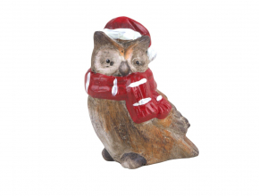 Vianočná dekorácia sova VAN051 