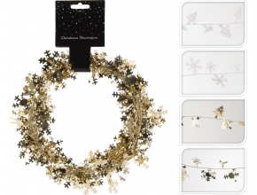 683326 Vianočná girlanda vločky 5 m CAA740340