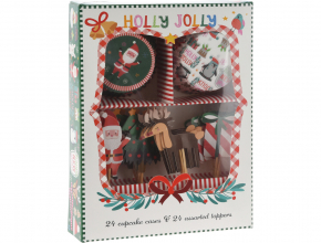 075930 Sada papierových košíčkov na cupcake s dekoráciu S/48 170489360