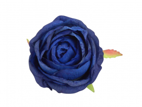 Umelé hlavy kvetov - vencovka peony tmavo modrá A7362-3 