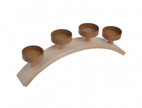 Drevený svietnik x 4 32CAN079-29R 