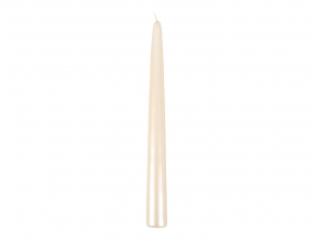 Sviečka kónická 23 cm LAKIER Metal ecru
