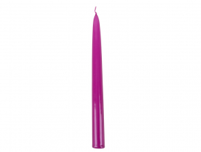 Sviečka kónická 23 cm LAKIER Fuchsia 