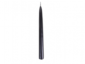 Sviečka kónická 23 cm LAKIER Metal čierna