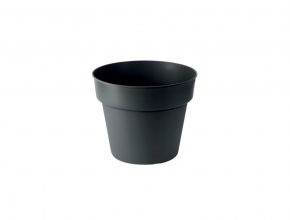 Plastový kvetináč PLANTI DMLR120 čierny S411