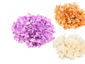 Umelé hlavy kvetov - vencovka MAXI HYDRANGEA CV36395