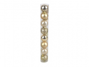 Vianočné gule zlaté 4 cm (1bal.) TG80124-3 