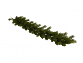 Vianočná zelená girlanda 100 cm TY164 