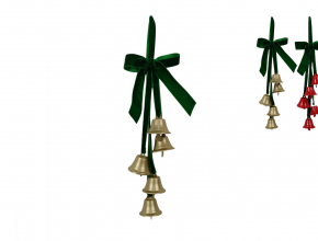 Vianočná dekorácia zvončeky x 5 387000 - XNA24062681-MIX