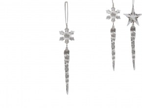 Vianočná ozdoba cencúľ na zavesenie 189055 - XNA22023901