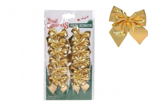542411 Balenie dekoračný zlatých mašlí 5,5cm S/12 XNA15005471