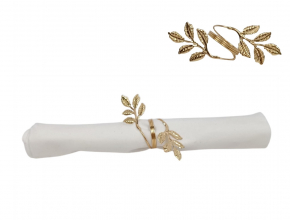 Ozdobný zlatý držiak na servítku 378053 - XNA24054431