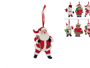 Vianočná ozdoba postavička na zavesenie 603860 - XNA16001421-MIX