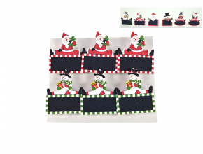 Vianočná ozdobná tabuľa na štipci (1bal.) 705212 - XNA16003801- MIX